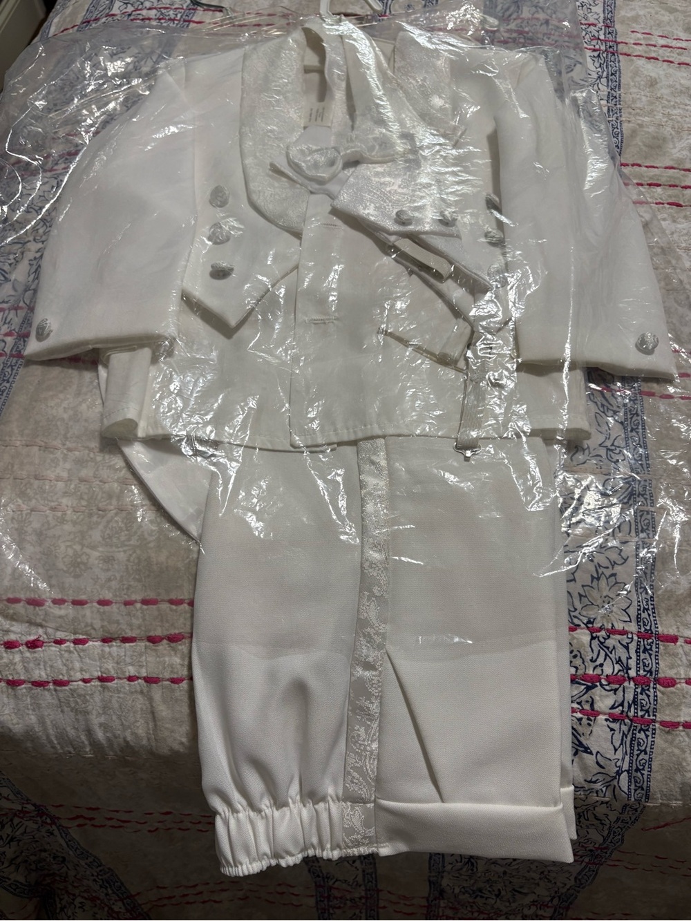 First Impressions White Boys Formal Matching Set 5 pc.